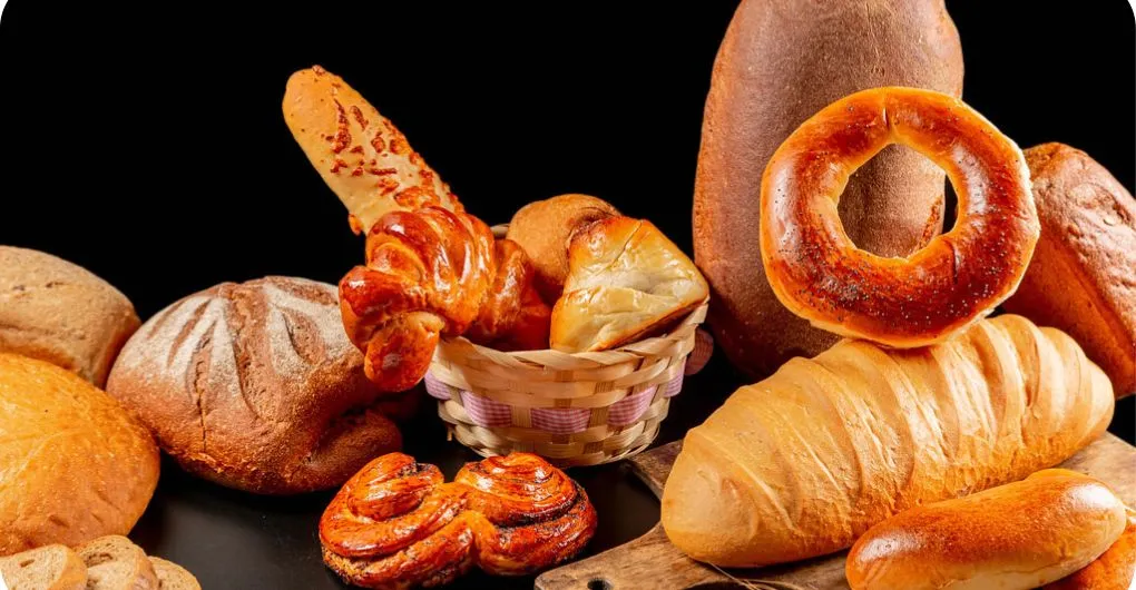 different types of fresh breads