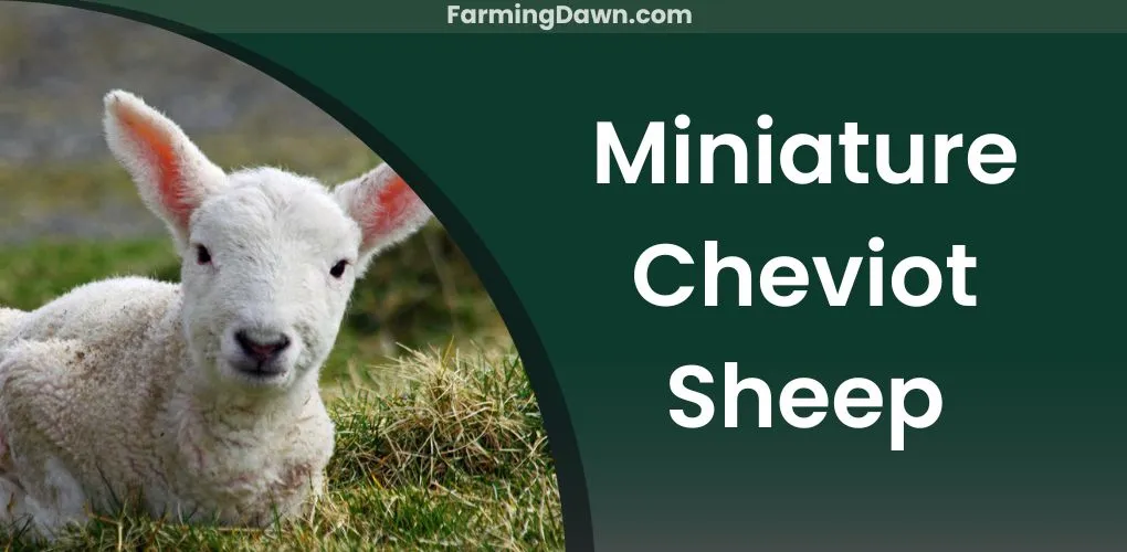 miniature cheviot sheep