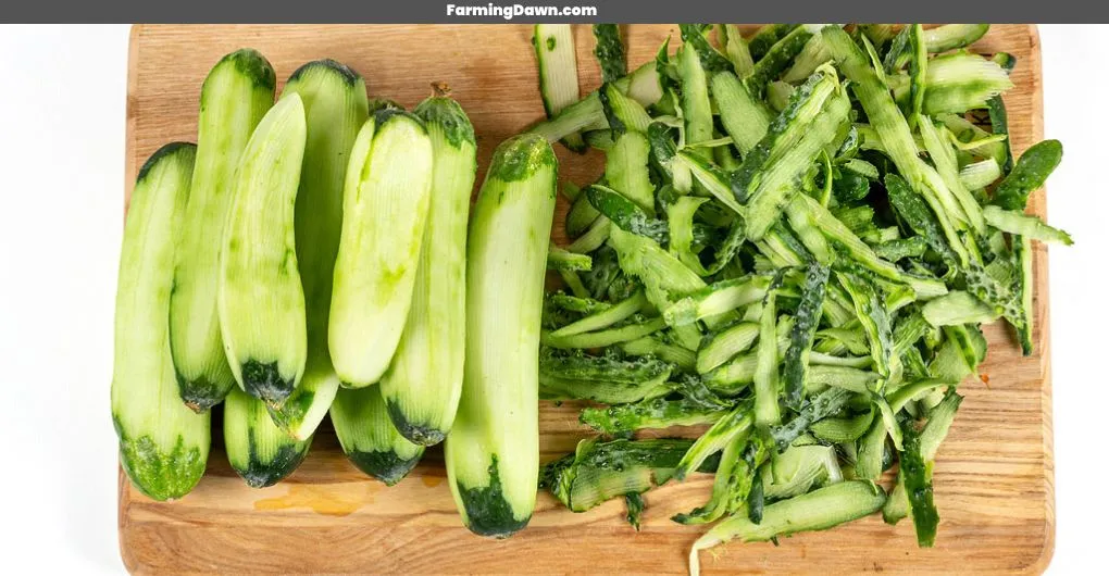 cucumber peels