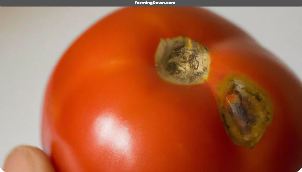 over riped tomato